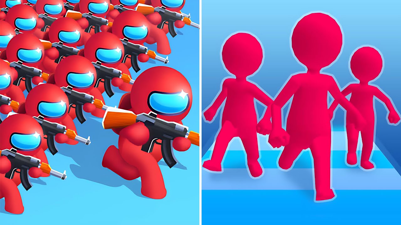 Gun Clash 3D Vs Join Clash 3D 🦋🧃❎⛳️New All Levels Walkthrough Gameplay MU2S