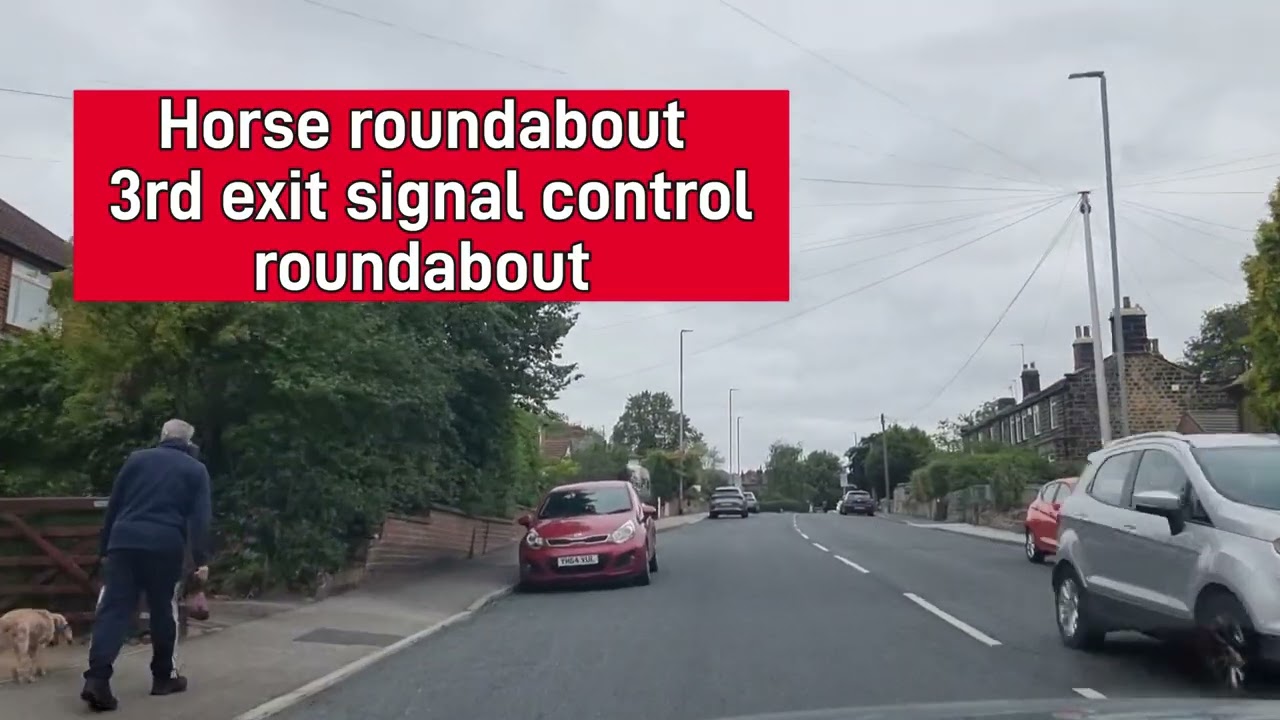 Horsforth Driving Test Route 🚗 Hardest Sign-Controlled Roundabout | 3rd Exit to Airport 