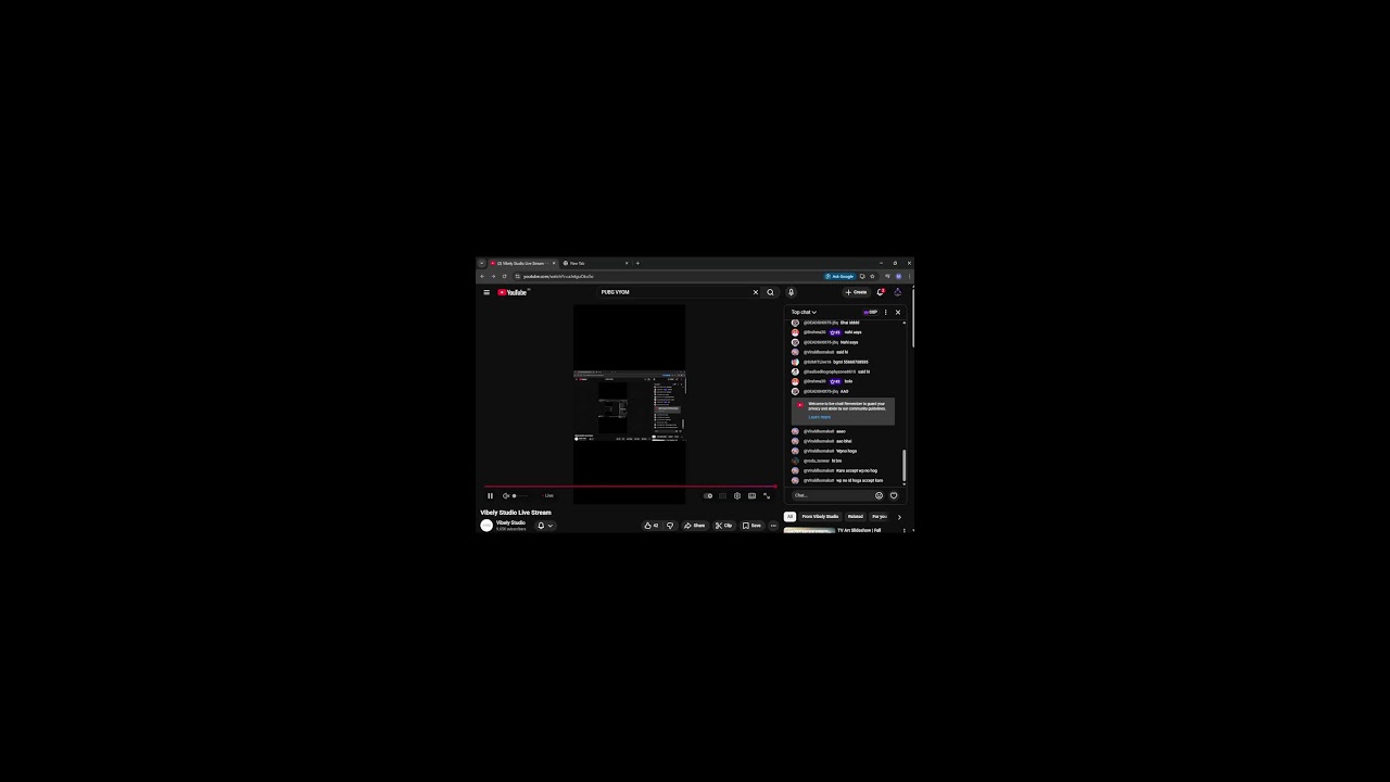 Vibely Studio Live Stream