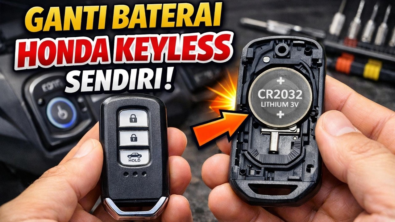 Honda Keyless Mati? Begini Cara Ganti Baterainya Sendiri! #keyless #hondapcx #hondascoopy #hondabeat
