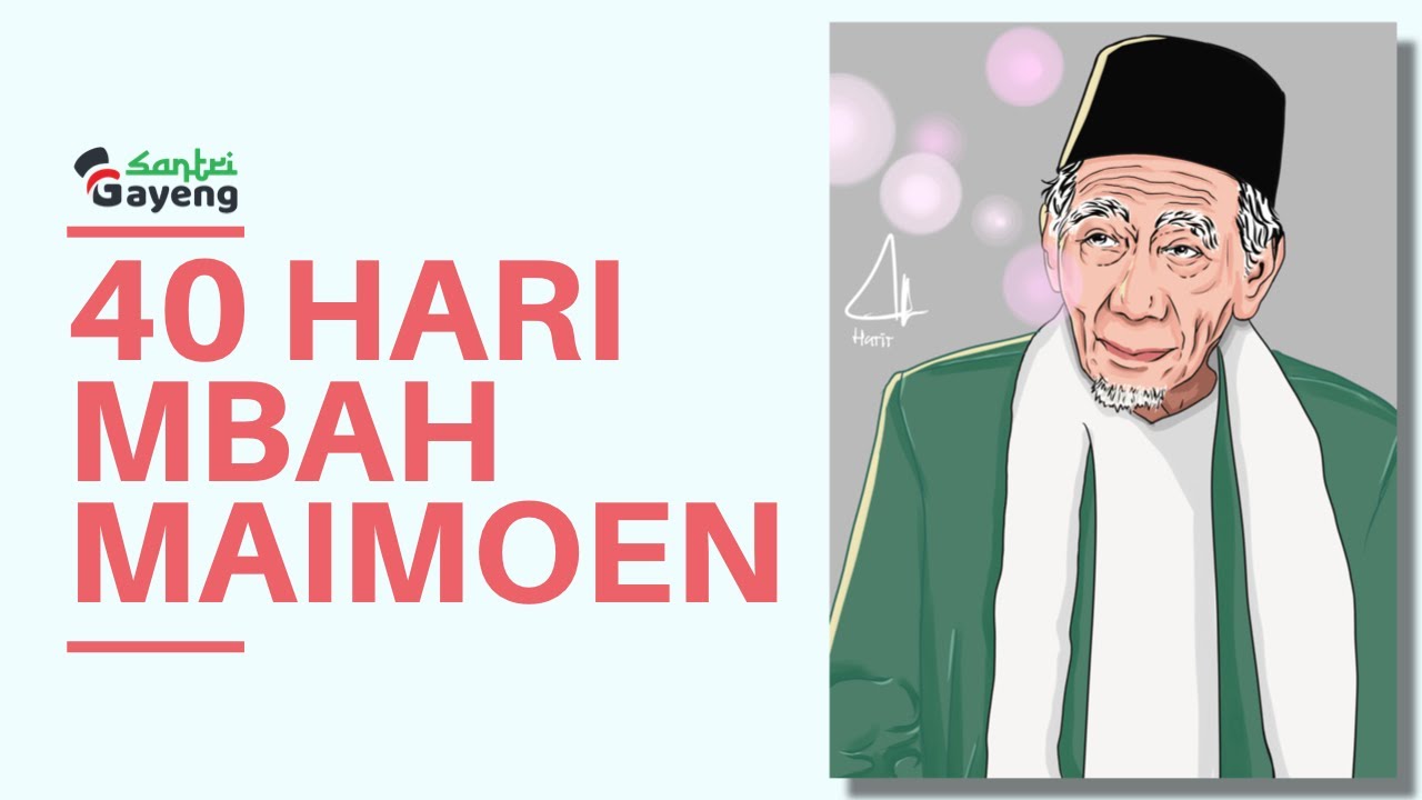 Mencari Berkah pada Peringatan 40 Hari Mbah Moen