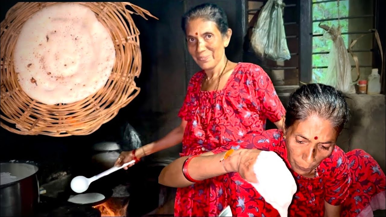 ಉದ್ದಿನಬೇಳೆ ಹಾಕದೆ ಮೃದುವಾದ ದೋಸೆ 😱 | Village style Cooking #mangalore #kudla #recipe #dosa #udupi  