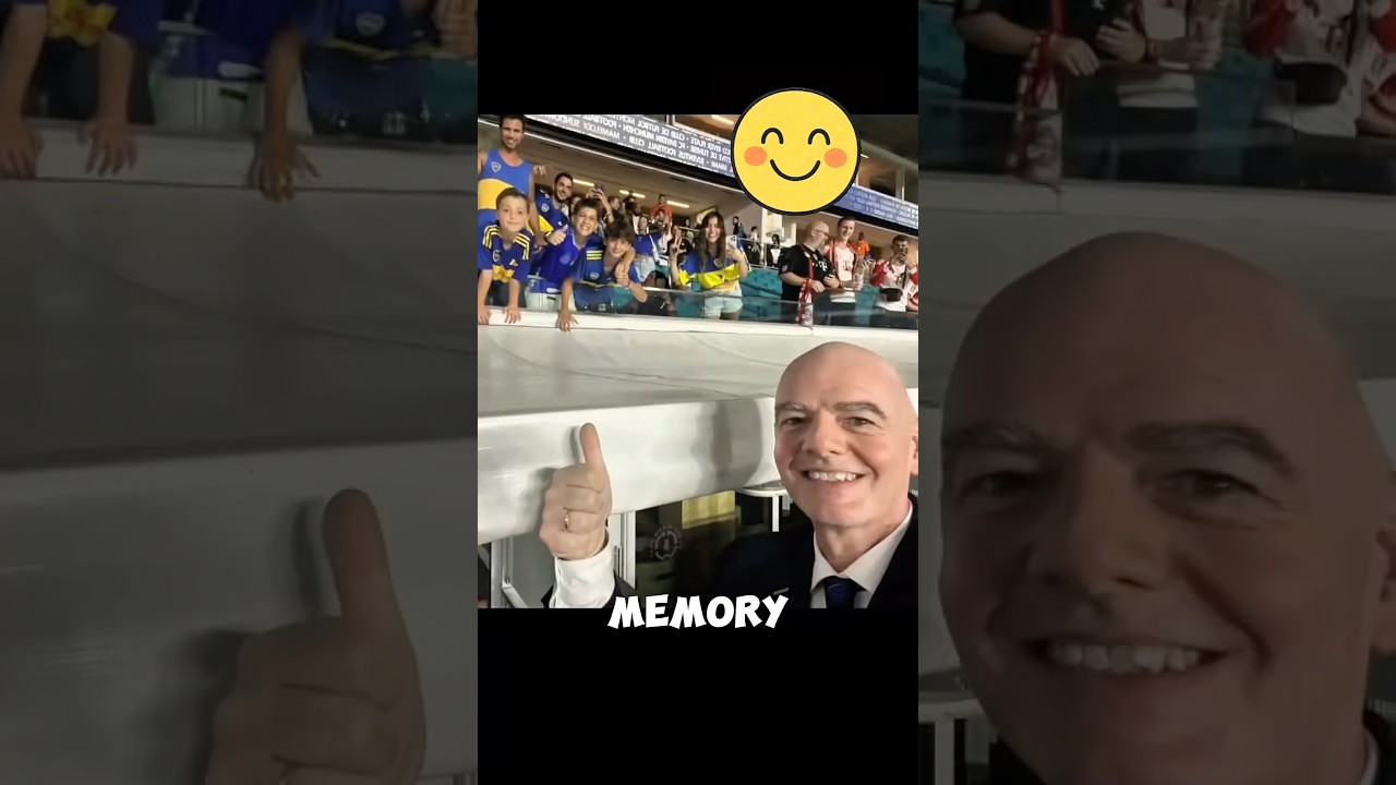 Trying to Get a Photo with the FIFA President...
