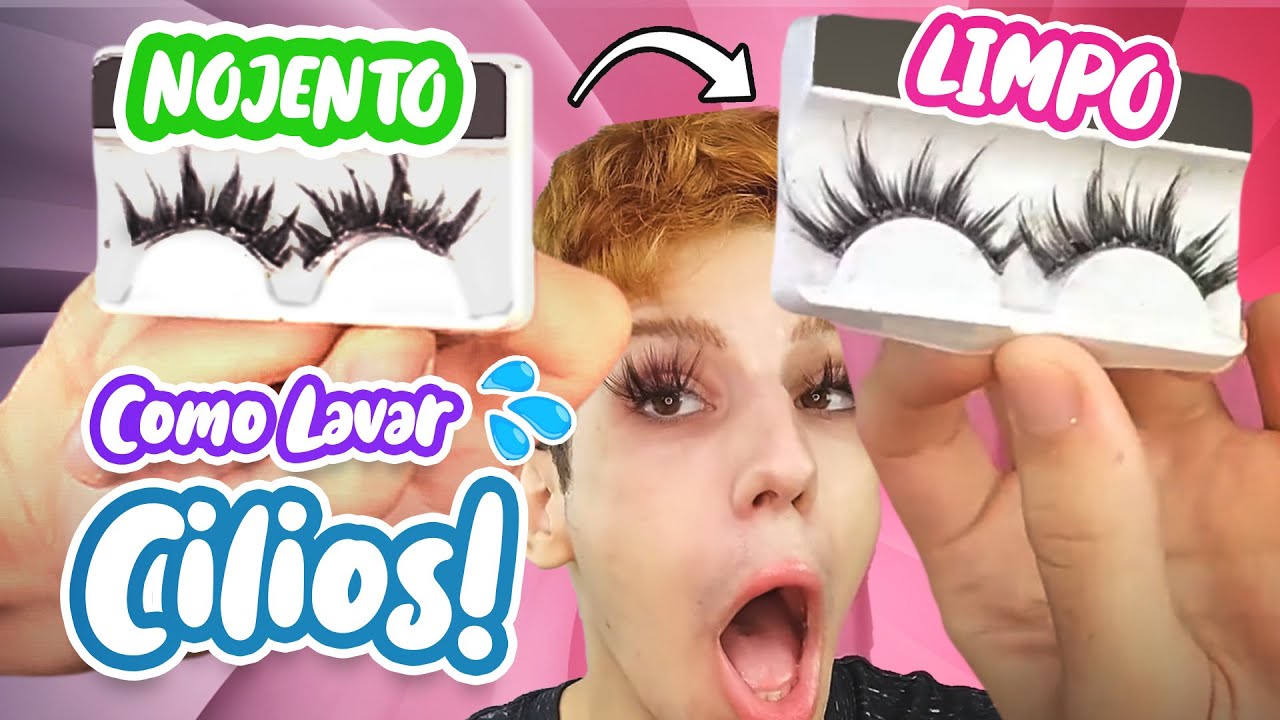 COMO LAVAR CILIO POSTIÇO?? - BASICOS DRAG - | Luna Scarlett
