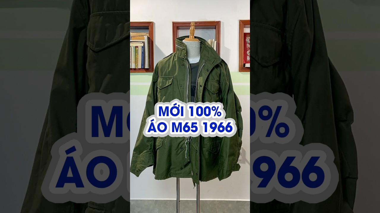 Áo Field Jacket M65 - Áo Phi la két M65 Cấp Phát Quân Đội Mỹ 70-80kg #m65jacket #fieldjacketm65