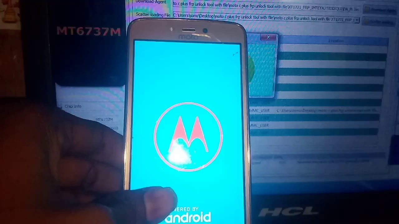 Moto C plus Google account 7.0 unlock without box solution