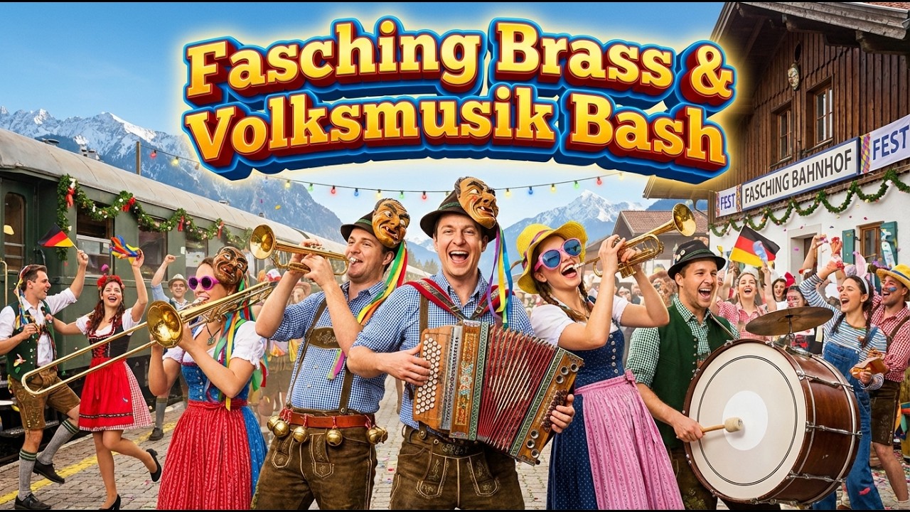 🎭🎺 Fasching Brass & Volksmusik Bash — Alpine Carnival Energy 🎶