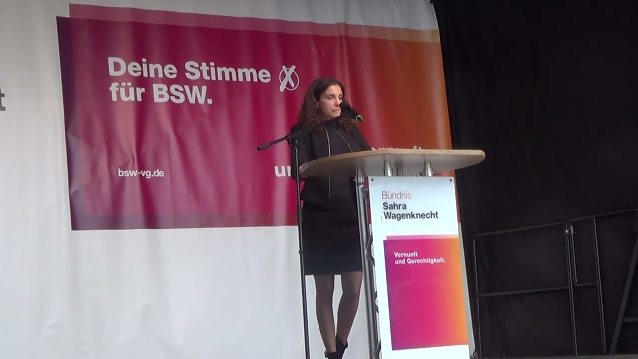Sahra Wagenknecht in Stuttgart Mai 2024 - Jessica Tatti MdB - Vorwort