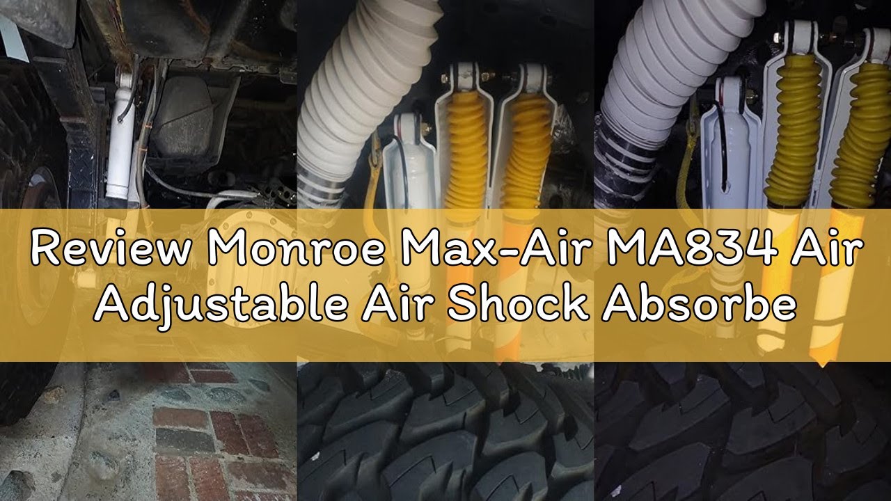 Review Monroe Max-Air MA834 Air Adjustable Air Shock Absorber Pack of 2 for Chevrolet Silverado 1500