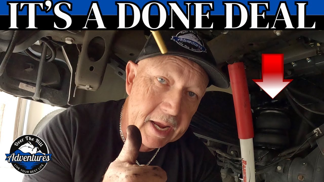 Установка пневмоподъёмника 7500XL для Chevy 2500HD Turbo Diesel 2022 года выпуска // Готов к букс...