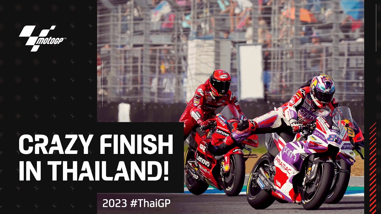 INSANE #MotoGP last two laps in Buriram! | 2023 #ThaiGP