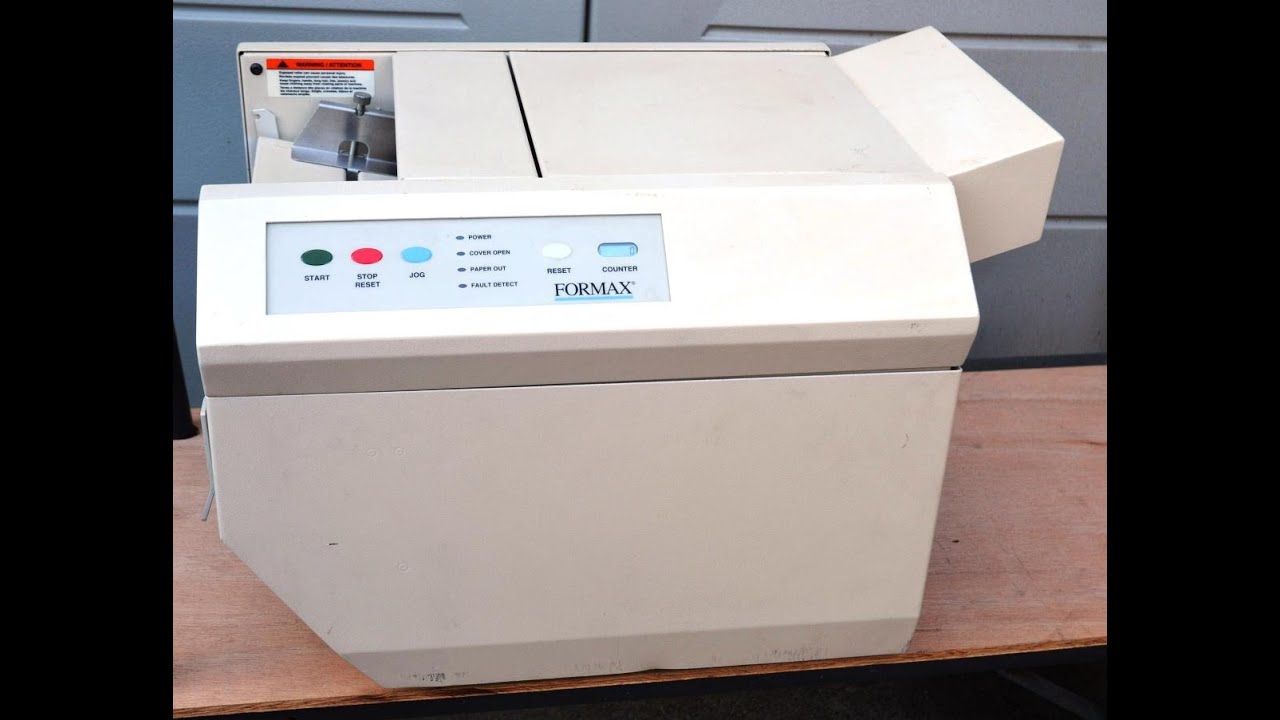 Formax FD2030 & FD2000-30 Z Fold Demo