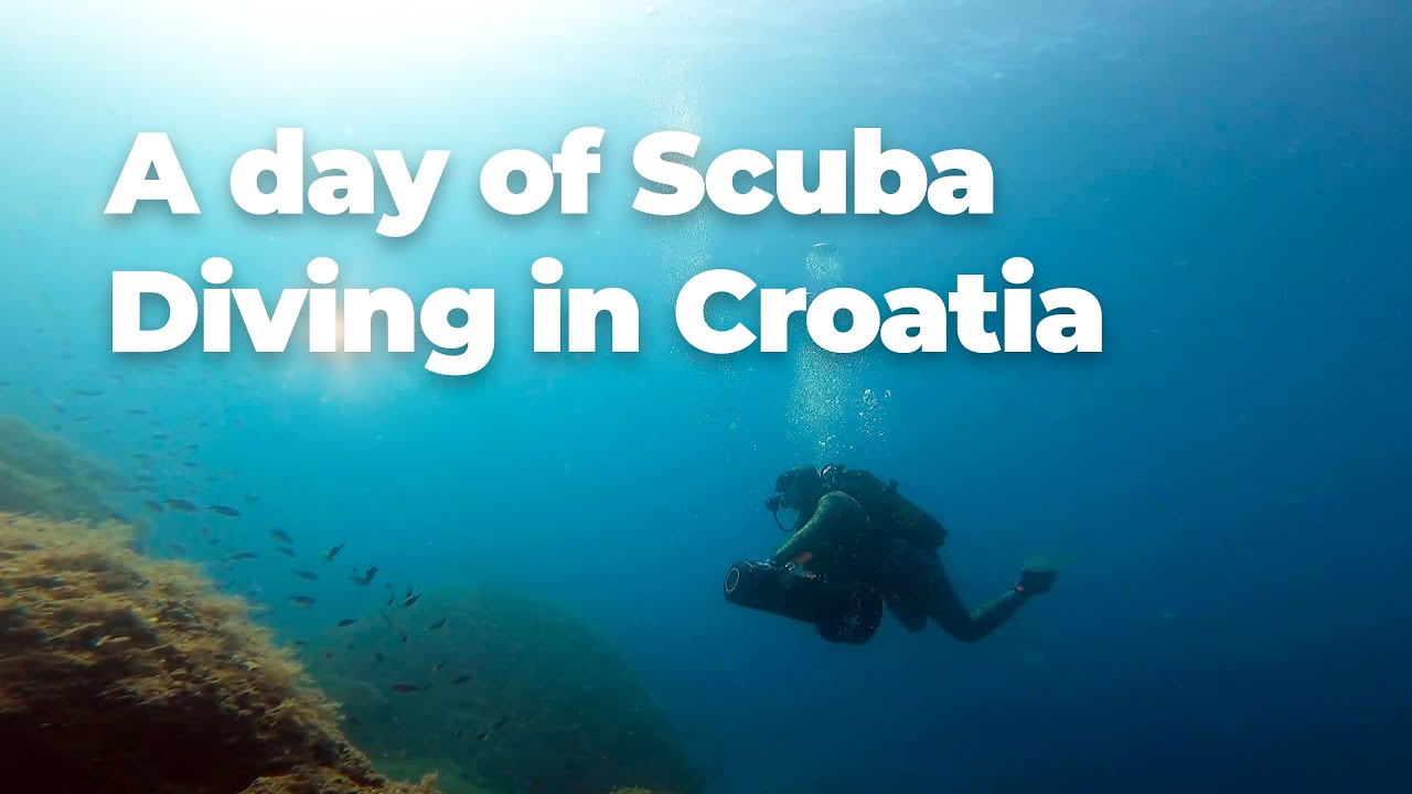 A day of scuba diving in Croatia, the Island of Pag