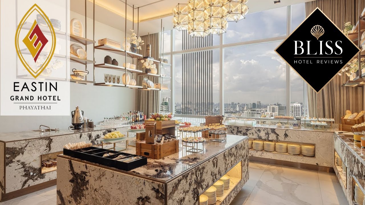 Eastin Grand Hotel Phayathai Bangkok - Club Lounge (Full Walkthrough)