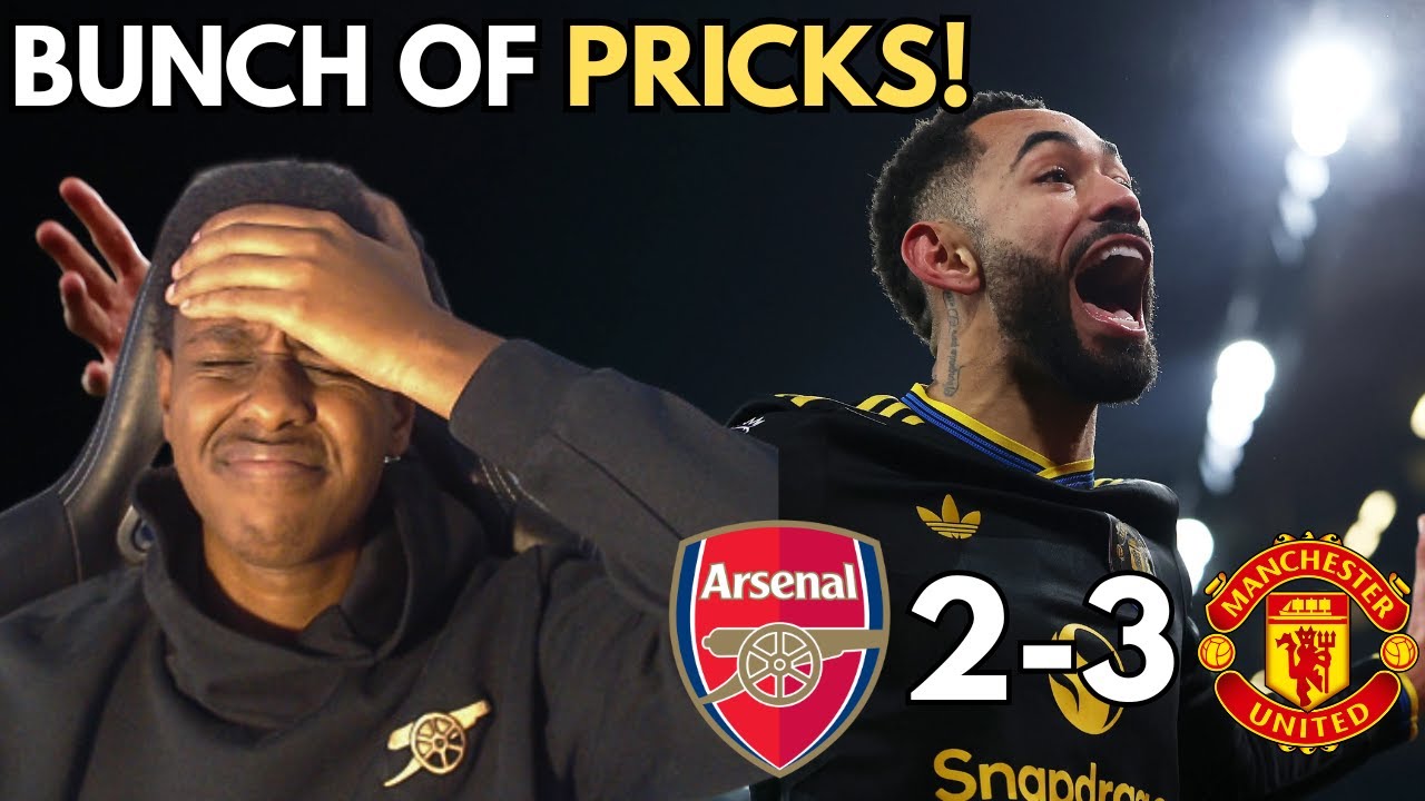 ABSOLUTELY EMBARRASSING |  Arsenal 2-3 Man United | Match Reaction