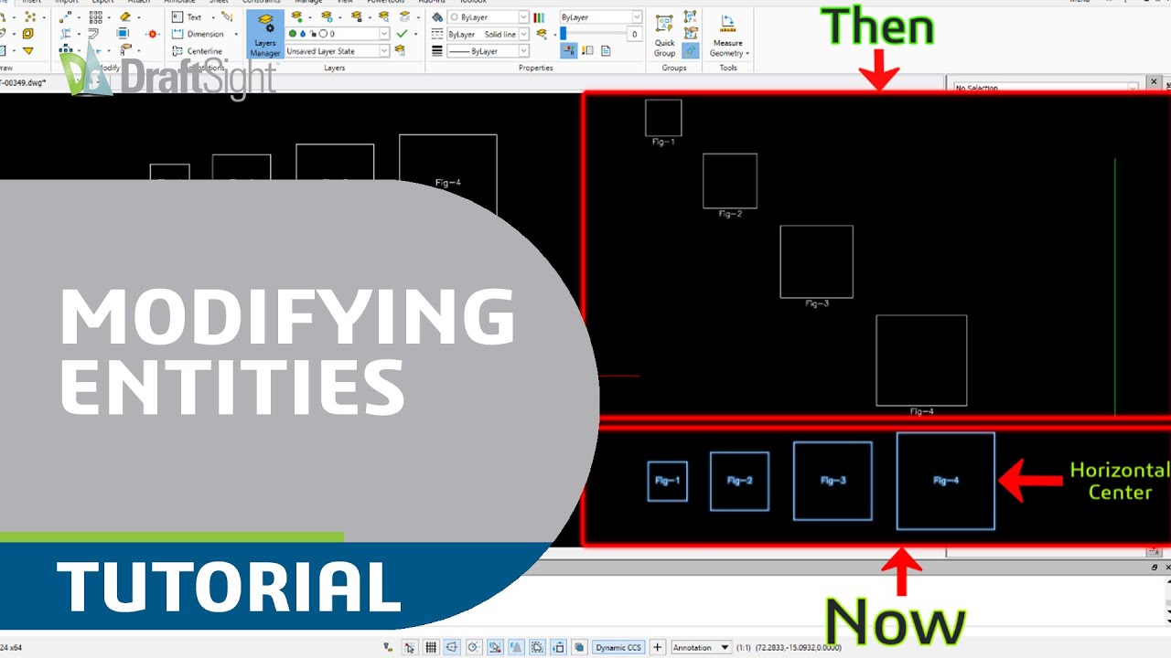 Align Entities to Left/Right or Top/Bottom or Horizontal Center/vertical Center Positions