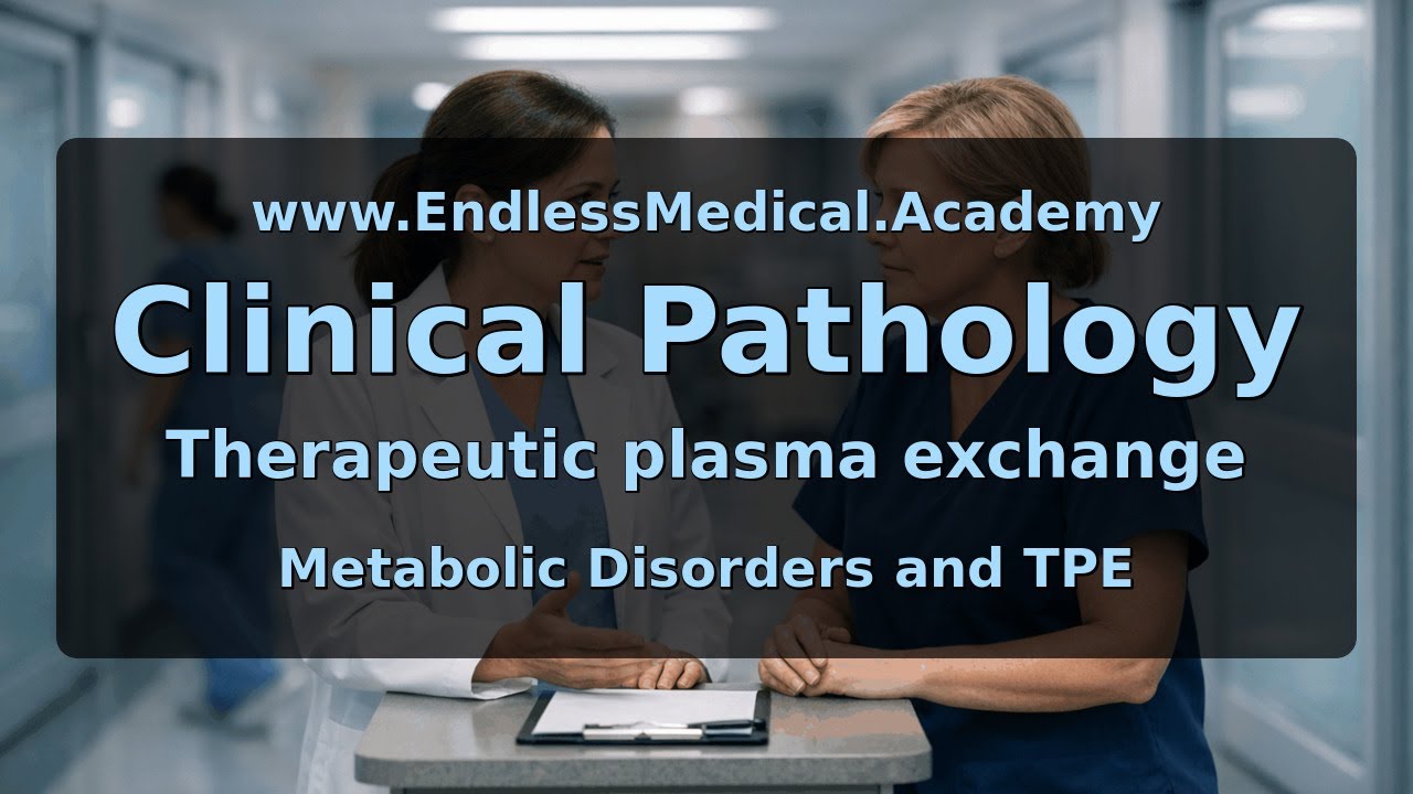 Metabolic Disorders and TPE, Therapeutic plasma exchange, Clinical Pathology - Full Vignette with Ex
