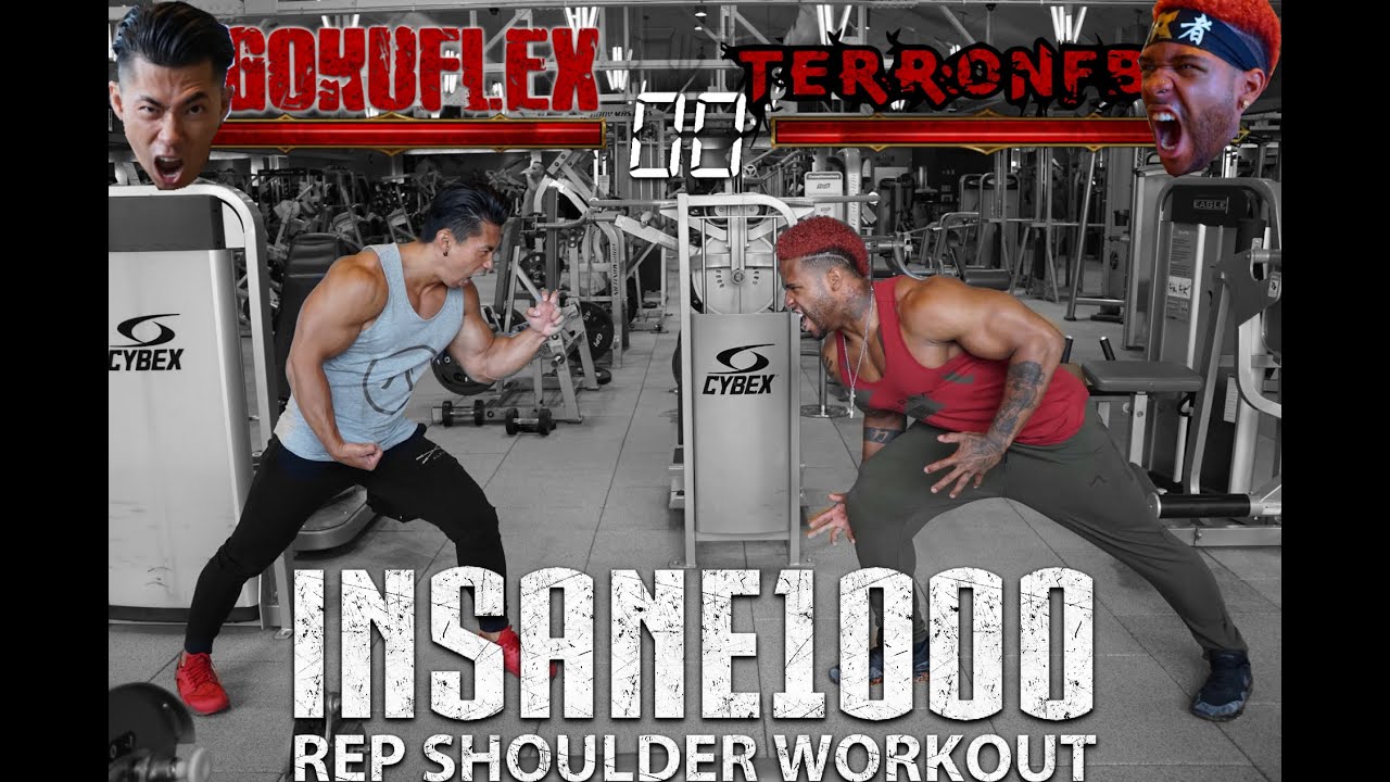 1000REP SHOULDER DAY With GOKUFLEX | Terron Beckham