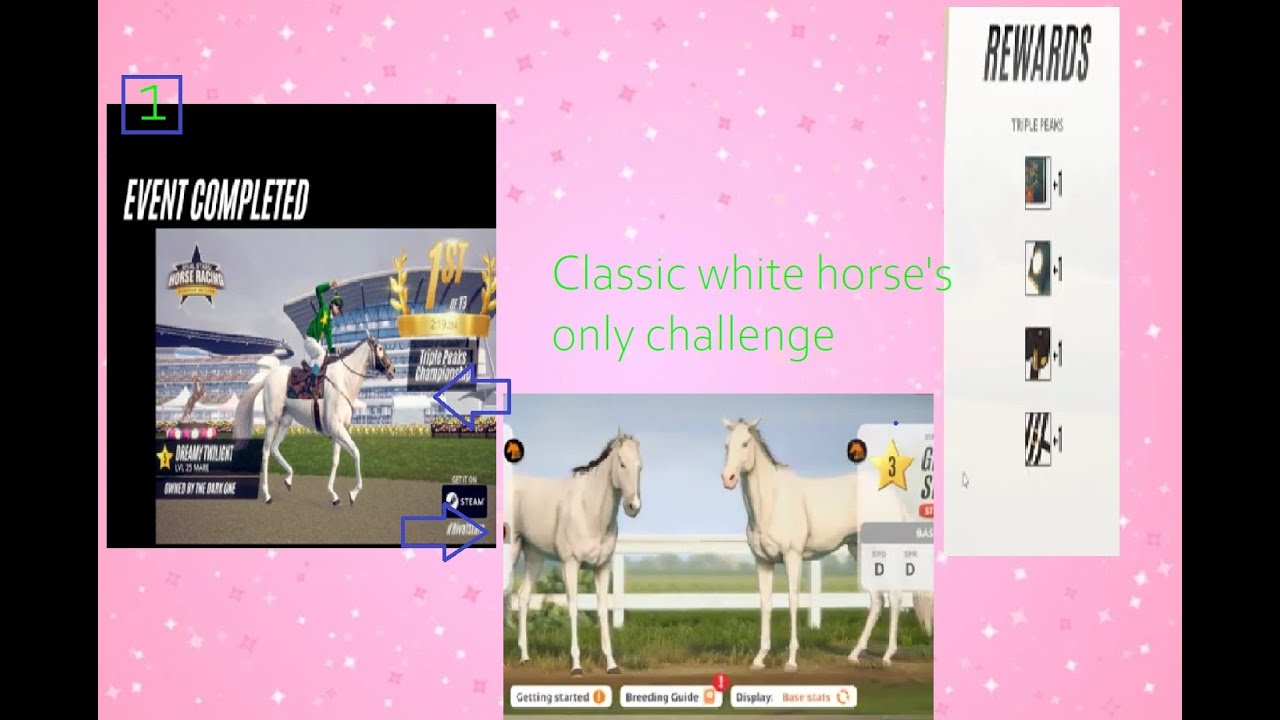 Rival Stars Triple peaks championship classic white horse's only challenge [Part 1]