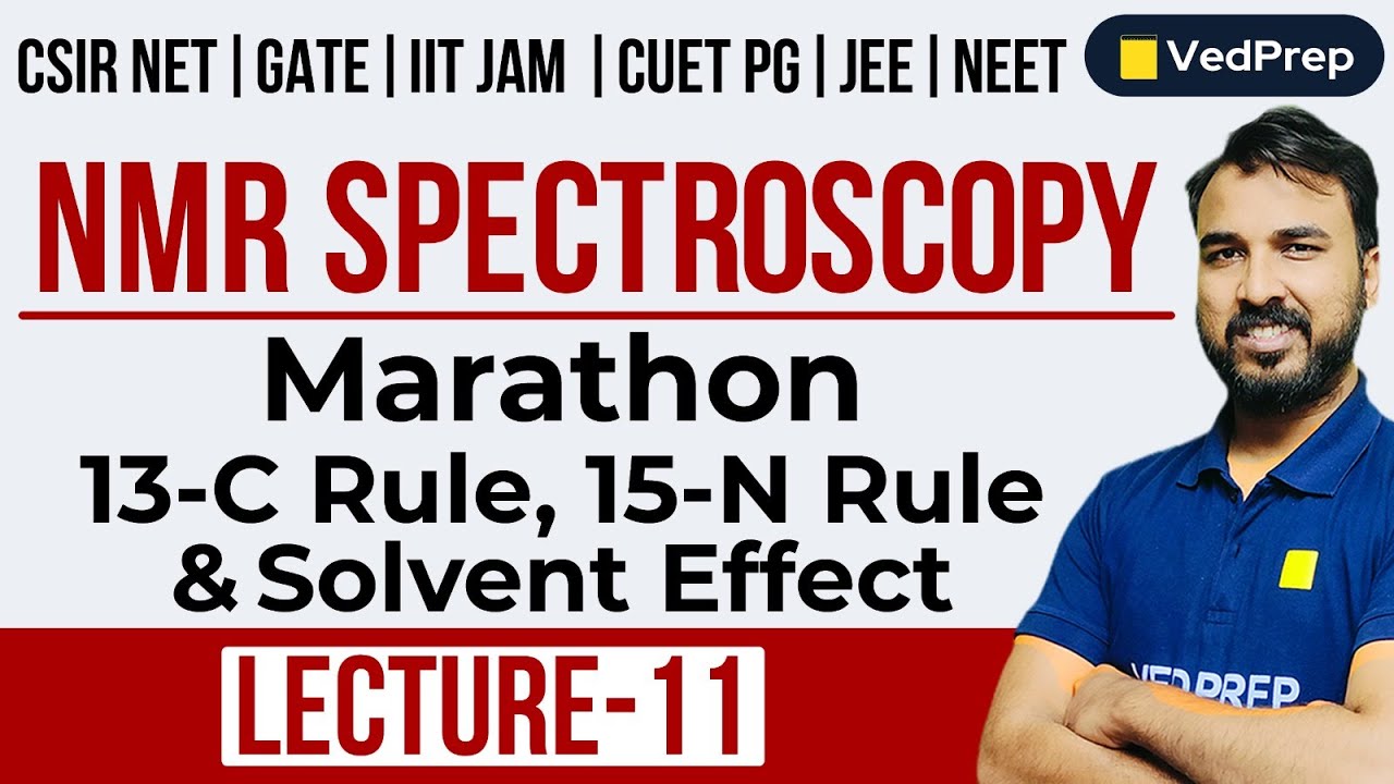 NMR Spectroscopy | 13-C & 15-N Rule, Solvent Effect |CSIR- NET| GATE| IIT-JAM| DU| BHU| Chem Academy