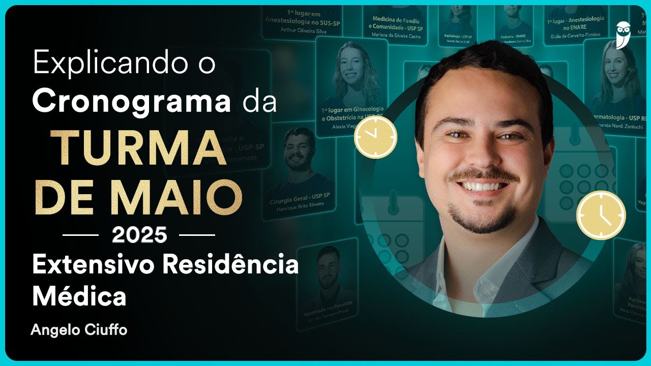 Explicando o Cronograma da Turma de Maio - Extensivo Residência Médica