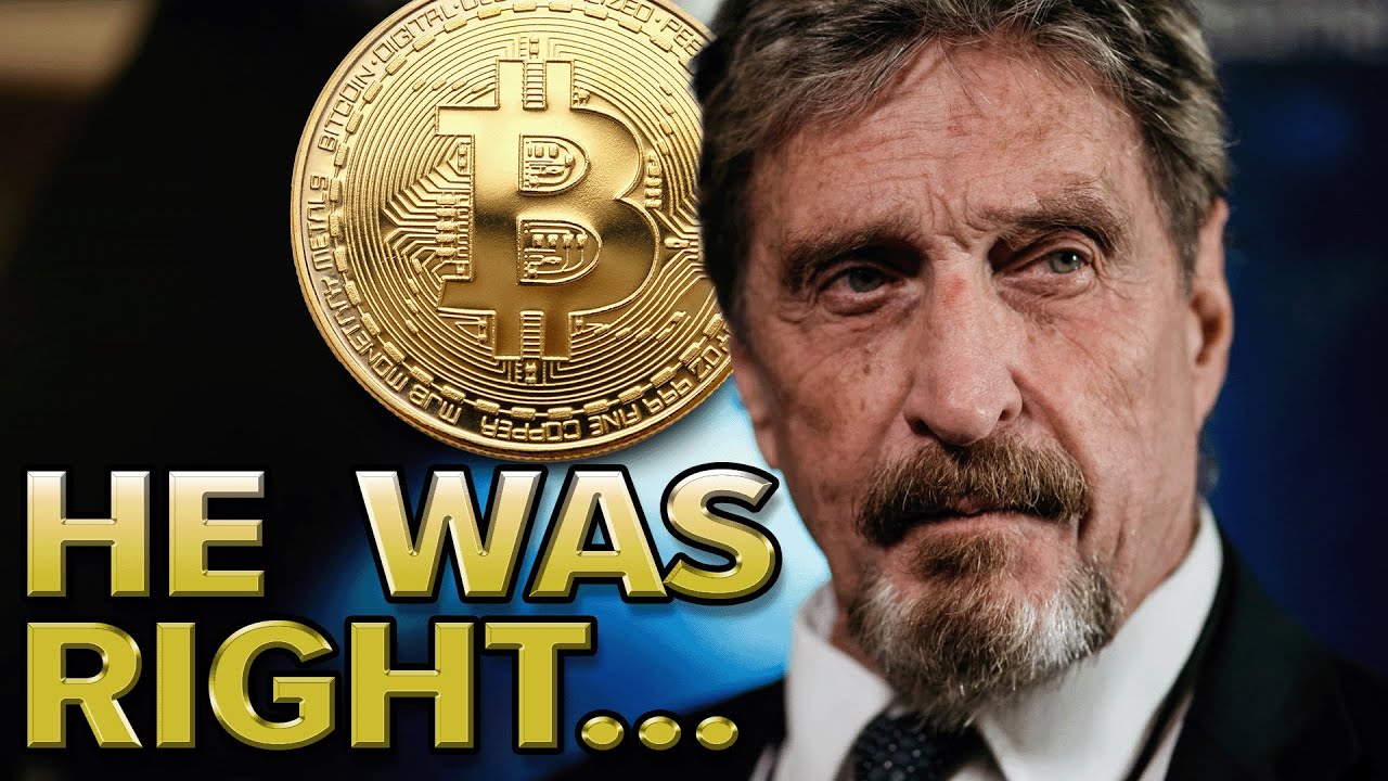 John McAfee's SHOCKING Bitcoin Prediction Right Before He Died