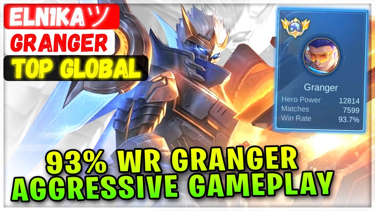 93% побед Granger Aggressive Gameplay [Лучший мировой Granger] ELN1KAツ &mdash; сборка Mobile Legends