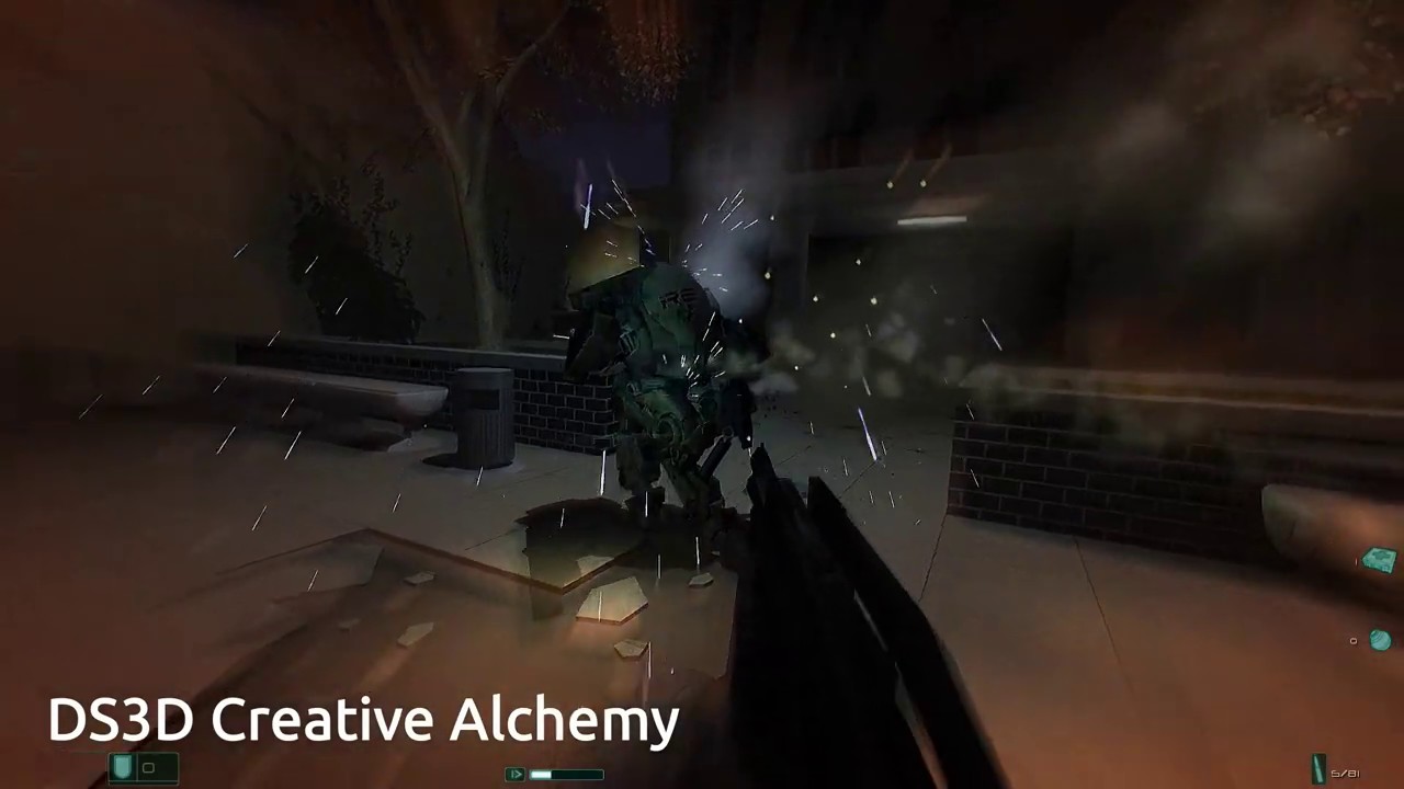 F.E.A.R DirectSound3D: Creative Alchemy vs OpenAL Soft  (Headphone only)