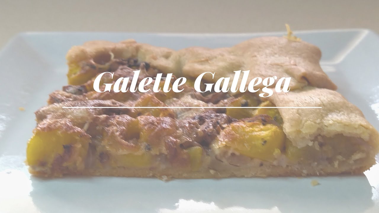 Galette Gallega con Pan de Millo , calabaza, cebolla y nueces 