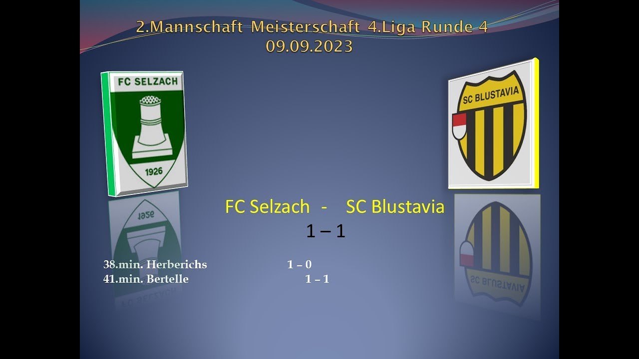 2.Mannschaft Meisterschaft 4.Liga FC Selzach - SC Blustavia