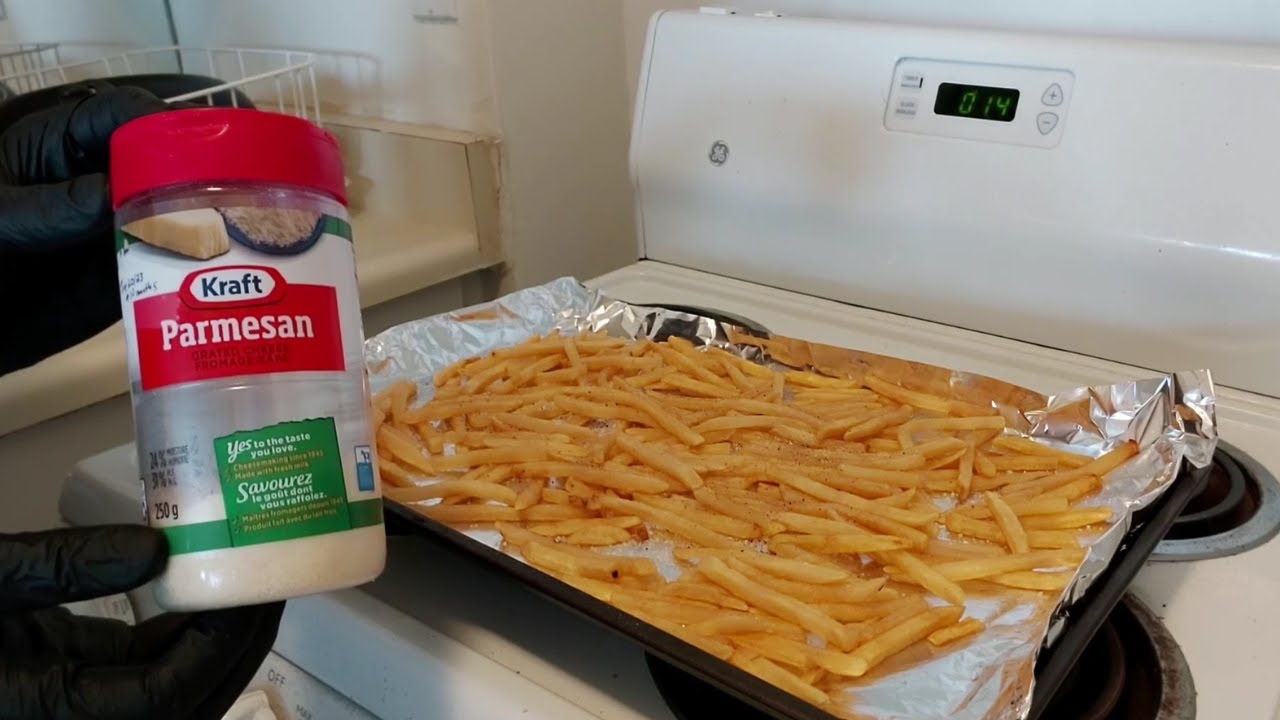 EASY Garlic Parmesan Fries using FROZEN FRIES - Quick and Lazy