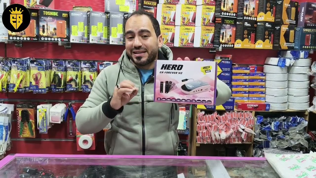 مراجعه جهاز هيرو HERO V2جودة صورة عاليه مع سيرفرات مدى الحياه مع سعر على قد الإيد