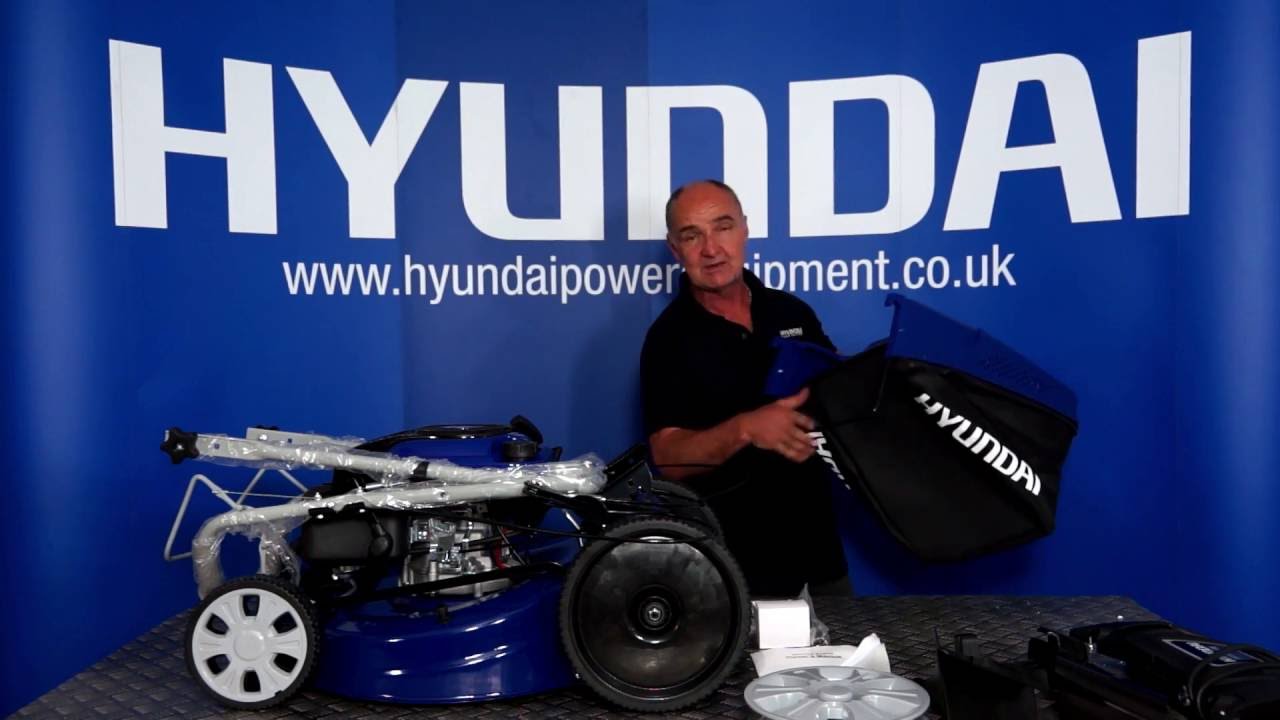 Hyundai 4-in-1 Electric Start Lawn Mower HYM51SPE Unboxing & Assembly (2017 MODEL)