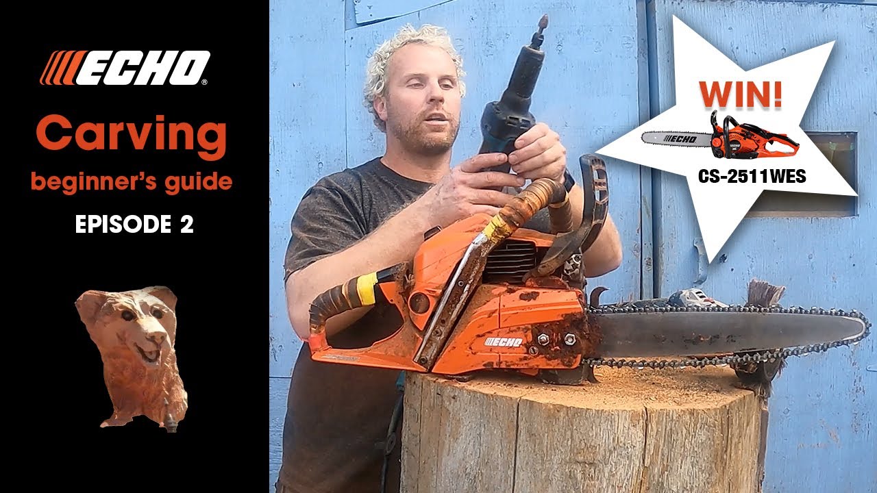 Ryan Cook teaches the basics of chainsaw carving part 2 (win a CS-2511WES).