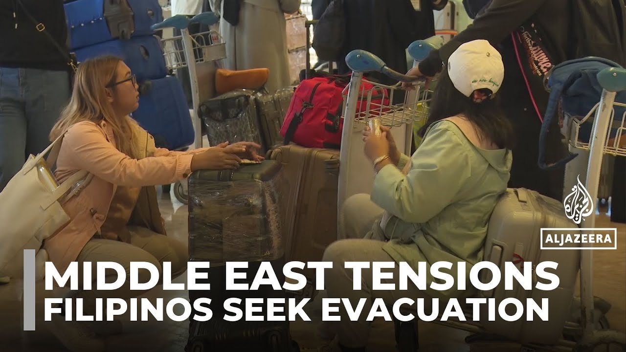 Middle East tensions: Workers from the Philippines seek evacuation