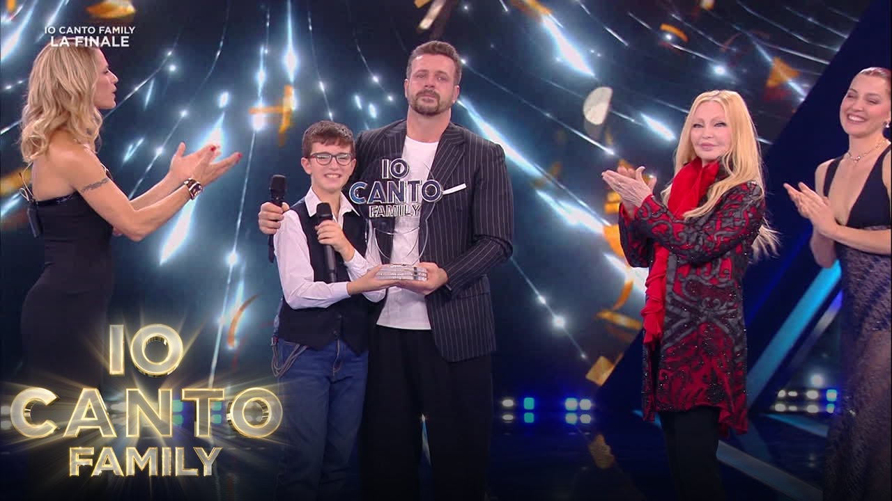 Io Canto Family - Matteo Verga e papà Mario sono i vincitori di Io Canto Family 2025