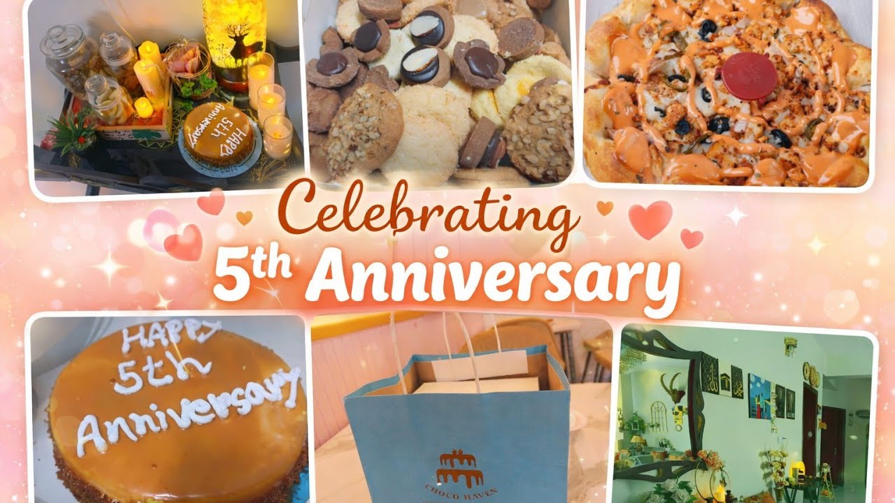 “Celebrating Our 5th Anniversary ❤️ | Special Surprise & Cake Moments!”