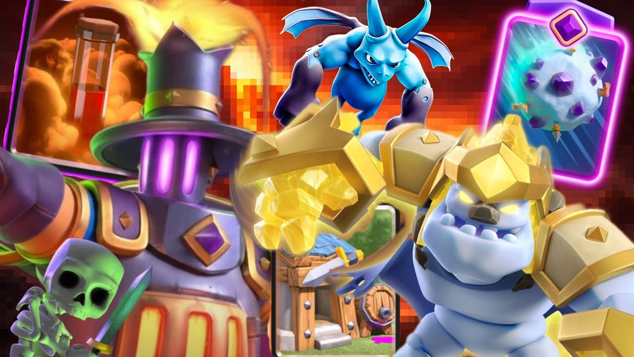 IL EST TOP 33 MONDE AVEC LA PIRE CARTE DE CLASH ROYALE ! 