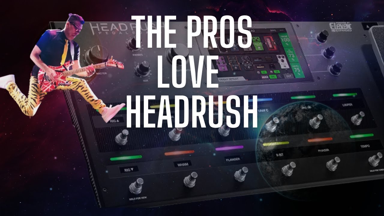 Caleb Rapoport: The pros love Headrush [pedalboard]