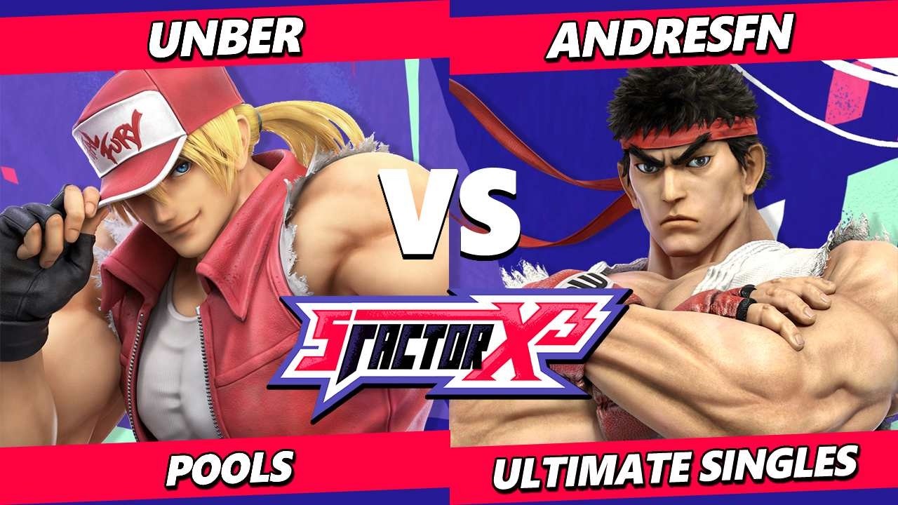S Factor X3 - Unber (Terry) Vs. AndresFN (Ryu) Smash Ultimate - SSBU