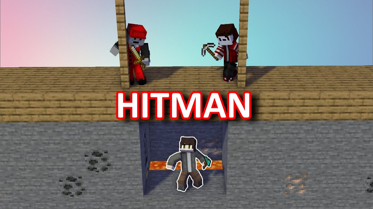 MUSZĘ PRZETRWAĆ GODZINĘ | MINECRAFT HITMAN rewanż