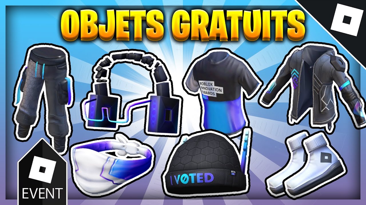 GRATUIT┊Comment obtenir Les 7 objets de Roblox Innovation Awards 2023!