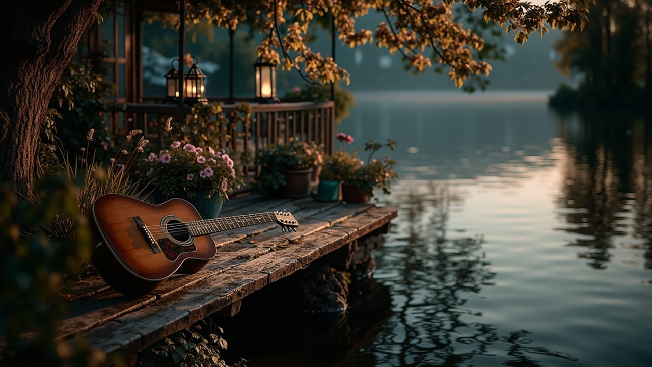 Нежная гитарная музыка - Мирная атмосфера для релаксации и сна