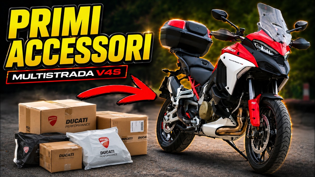 Personalizziamo la Multistrada V4S! Ecco i Primi Accessori!