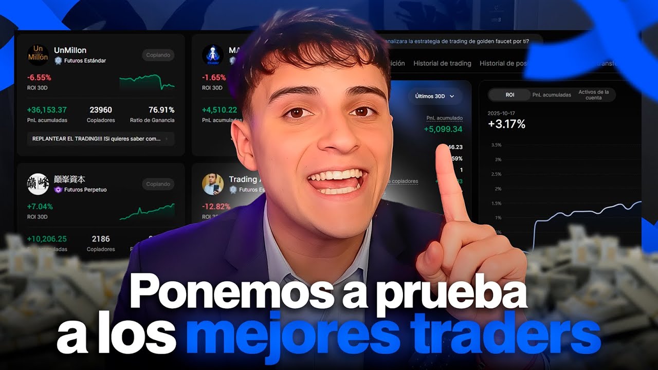 Copio a 10 traders con mas Copiadores de Bingx [Copy Trading]