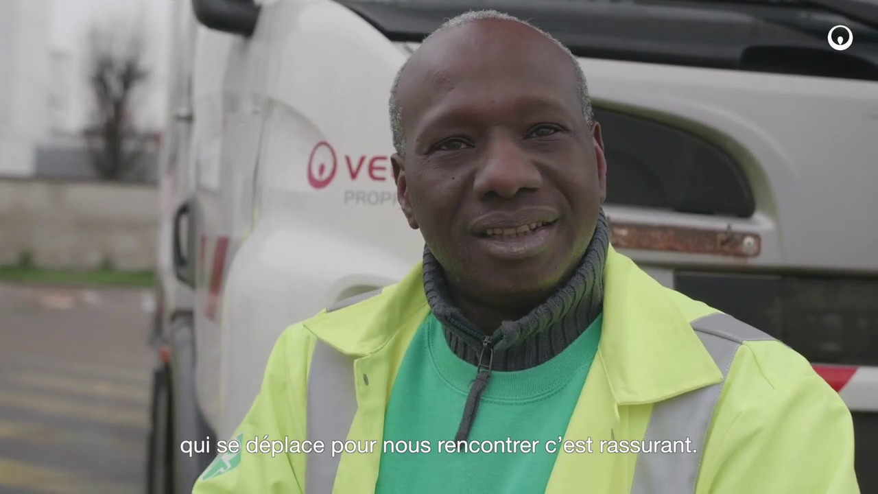 Veolia - Visite aux équipes en charge de la collecte des déchets des habitants de Paris 19ème