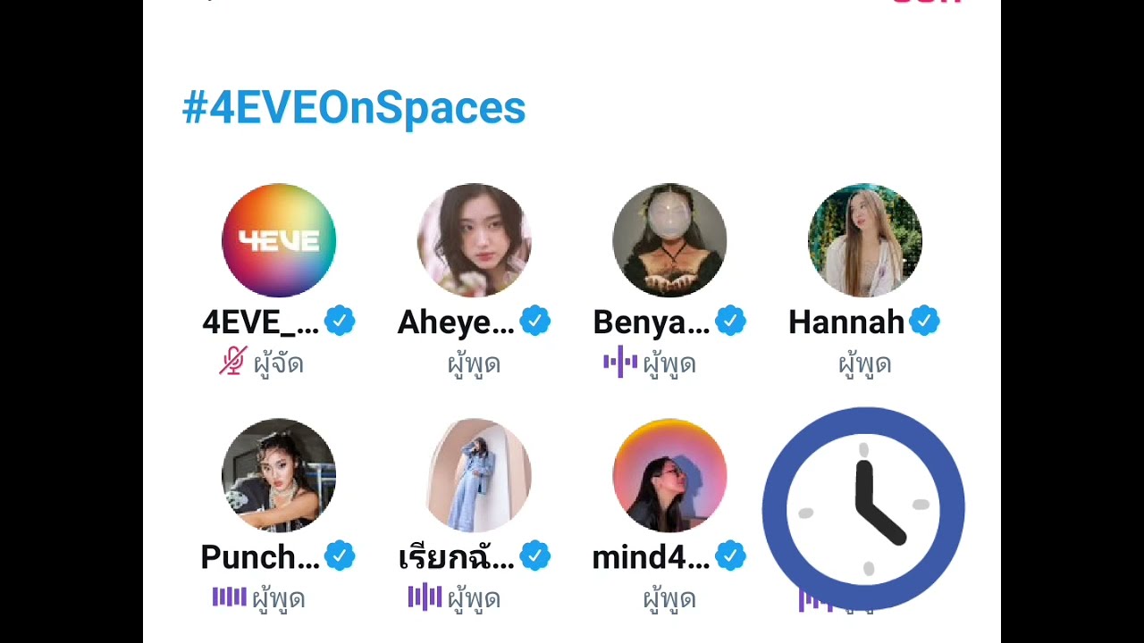 4EVEOnSpaces 2 ชั่วโมงยาวๆ ในทวิตเตอร์ | 23-06-64