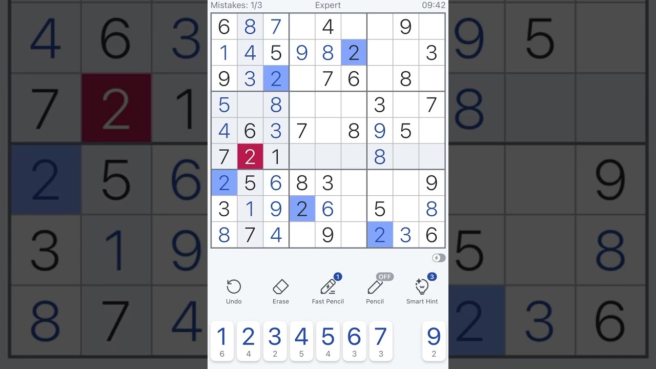 Sudoku daily challenge day 3