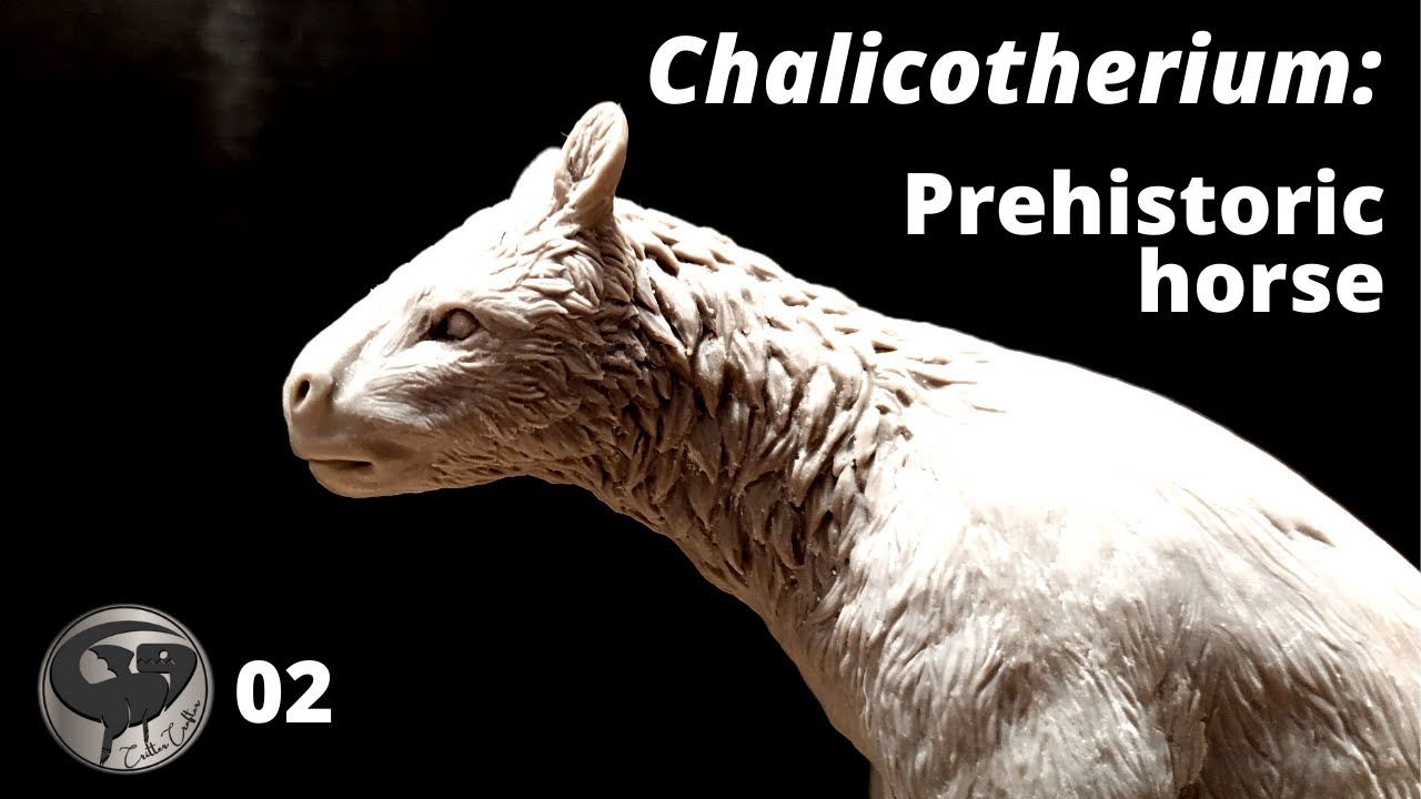 Sculpting an extinct creature: Chalicotherium