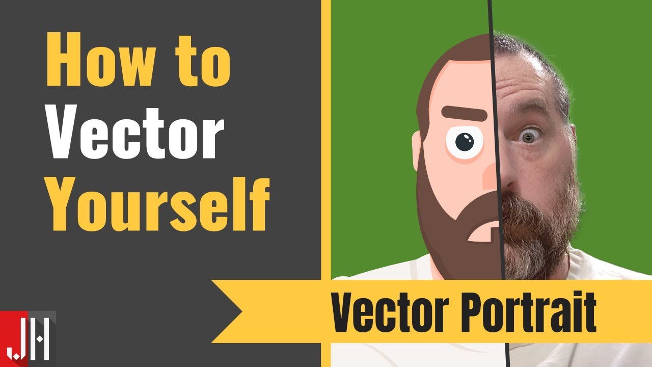 How to Create a Vector Portrait - Vector Speed Art